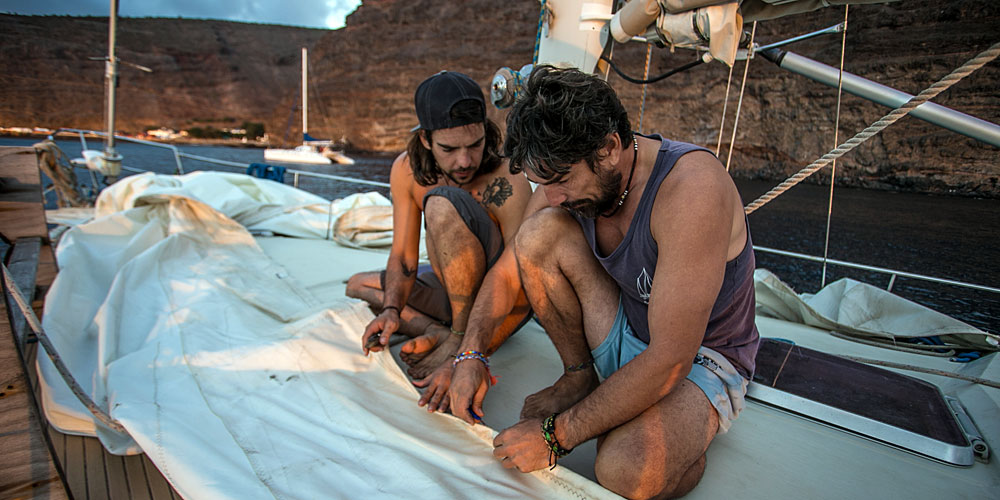 Arbeit-am-Schiff---SV DELOS