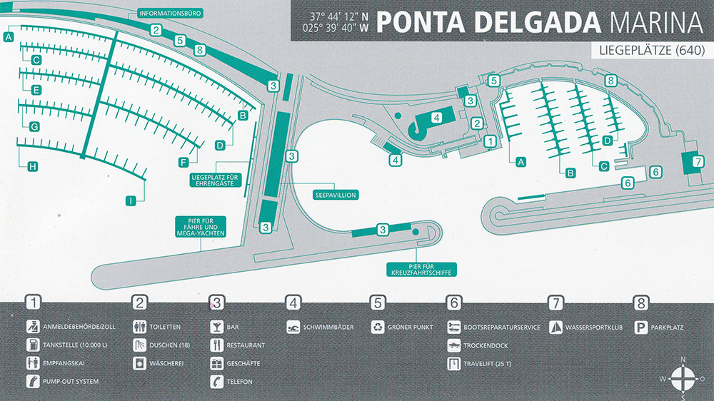 Blauwasser_Azoren_Ponta_delgada_Plan