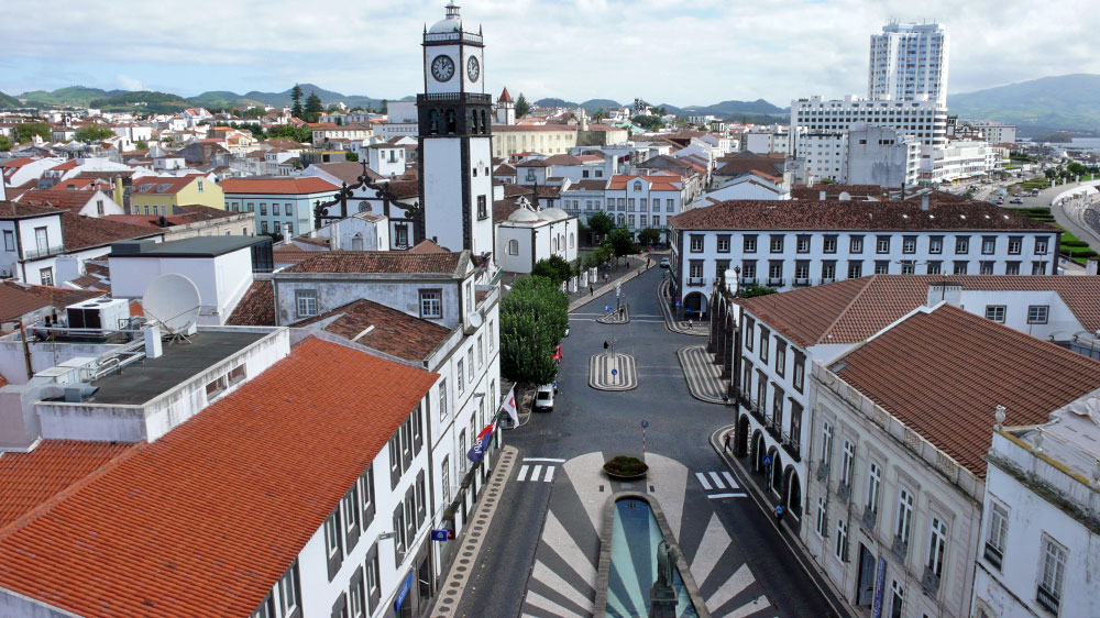 Blauwasser_Azoren_ponta_delgada_Stadtbild