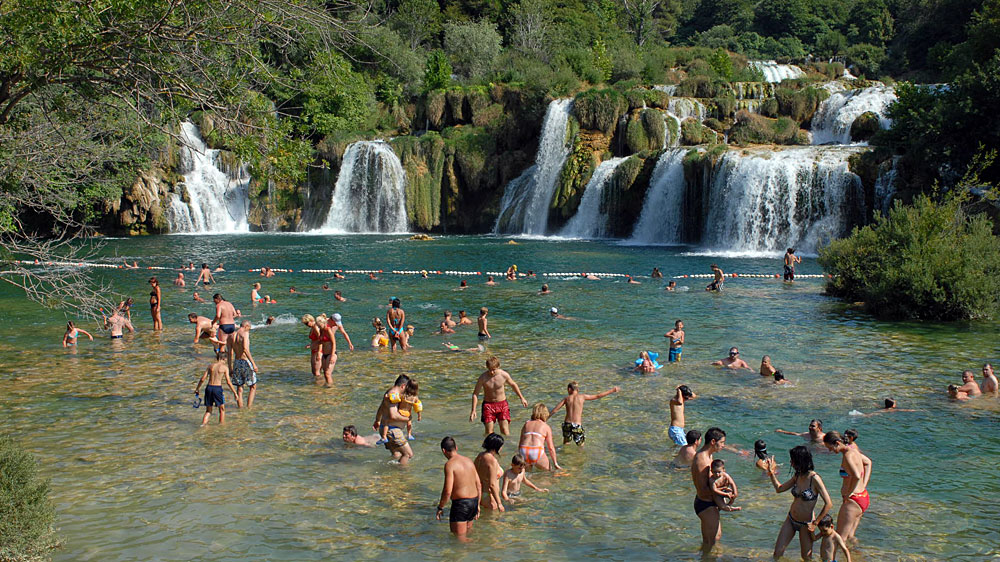 Blauwasser_Kroatien_Norddalmatien_Skradin_Wasserfall