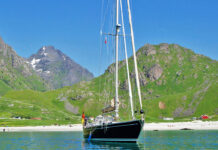 Ankerplatz Hauklandstranda (Norwegen/Lofoten)