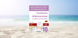 Kartografischer Hafenführer Frankreichs Mittelmeerküste