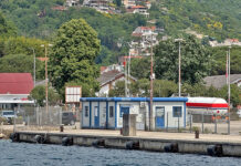 Zelenika Grenzposten Einreise/Ausreise Montenegro