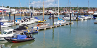 Hafen/Marina Cowes (England/Englischer Kanal)