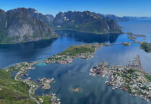 Hafen/Marina Reine (Norwegen/Lofoten)