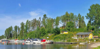 Hafen/Marina Lustholmen (Schweden/Bottnischer Meerbusen)
