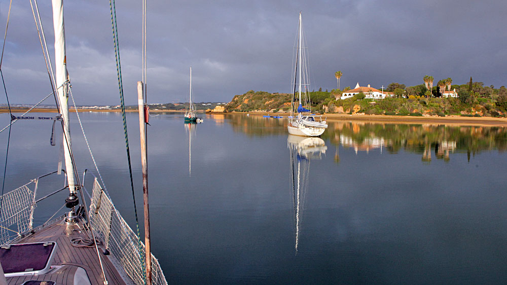 blauwasser_portugal_ankerplatz_alvor_ankern