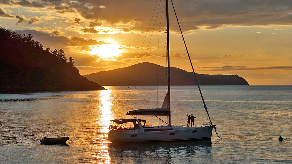 blauwasser_revierinformation_australien_whitsunday_islands_ankerplatz_sonnenuntergang