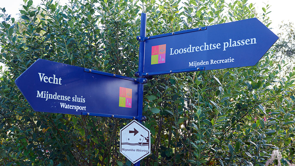 blauwasser_segeln_charter_holland_vecht_seenplatte_loosdrecht_schild