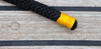 Foto-Anleitung: Mit dem einfachen Takling eine Leine schützen