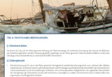 Was bedeutet das Kleingedruckte bei Yacht-Versicherungen?