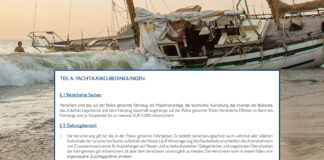 Was bedeutet das Kleingedruckte bei Yacht-Versicherungen?