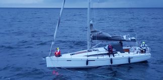 Wintertörn: Seenotretter befreien Segler aus misslicher Lage auf der Ostsee
